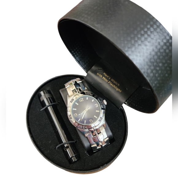 Allude Watch Round Face Silver Toned Stainless Steel Band Elegant - Picture 1 of 5